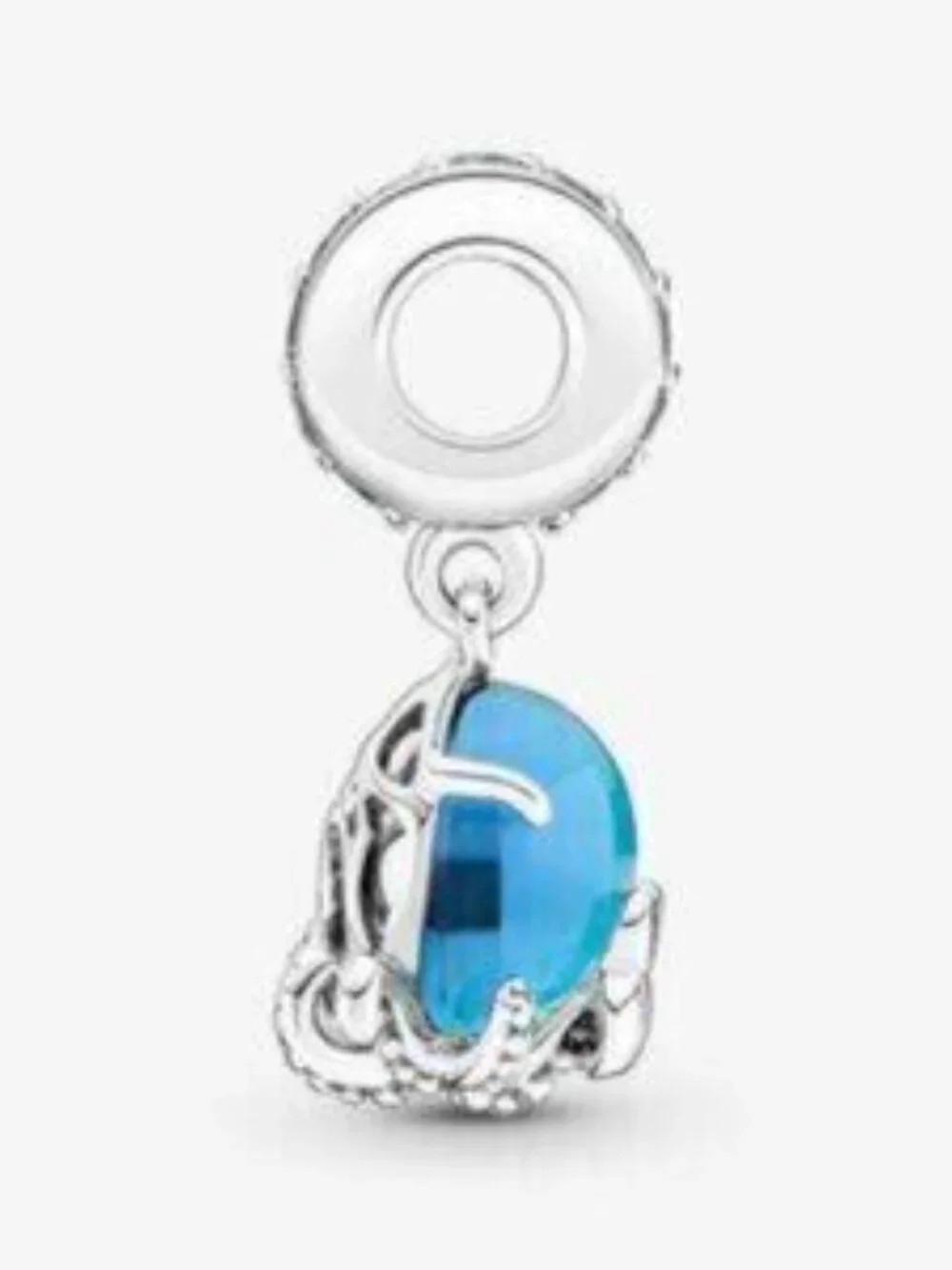 Pandora Murano Glass Cute Octopus Dangle Charm